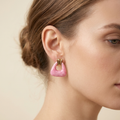 Statement-Ohrringe „Retro Barbie“