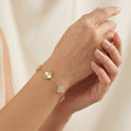 Kleeblatt-Armband Gold, 3 Motive