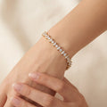 Tennisarmband Silber mit Kristallen