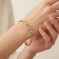 Mariner-Gliederarmband Gold