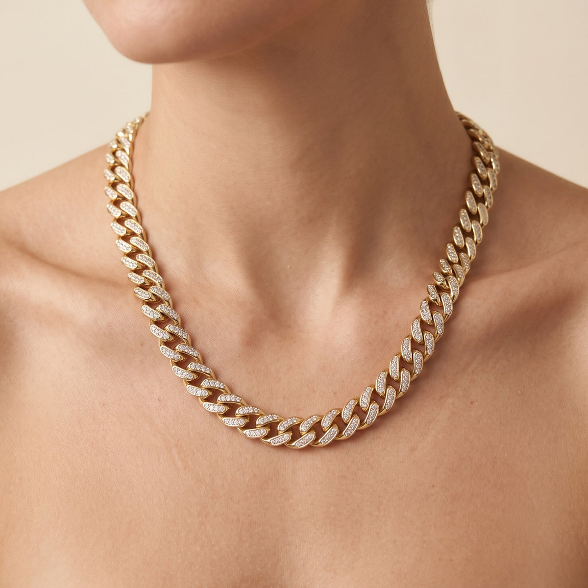 Cuban-Link Halskette Gold